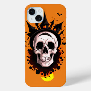 Gothic skull iPhone 15 mini case