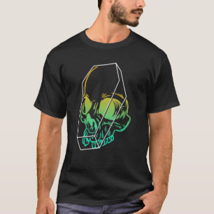 Gothic Skull Coffin Skeleton Halloween Emo Punk Em T-Shirt