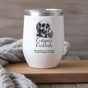 Gothic Skull Costumes & Cocktails Halloween Party