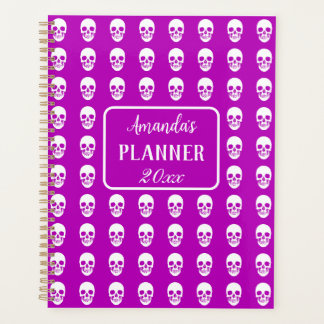 Gothic Skull elegant pink 2024 Planner