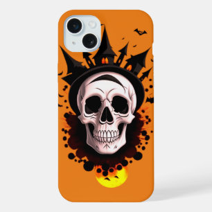 Gothic skull iPhone 15 plus case