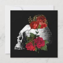 Gothic Skull N Roses Dark fantasy