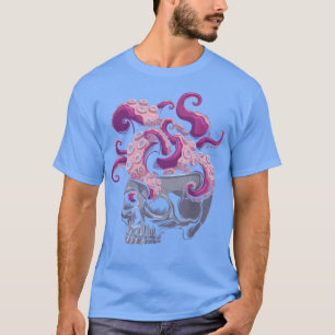 Gothic Skull Octopus Tentacles Brain Octopus Lover T-Shirt