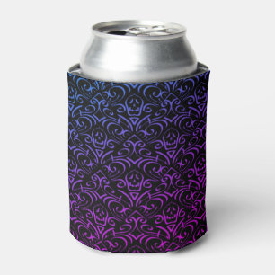 Gothic Skull Pattern Can Cooler