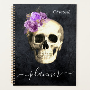 Gothic Skull Personalised Planner
