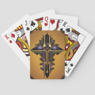 Gothic Skull Playing Card