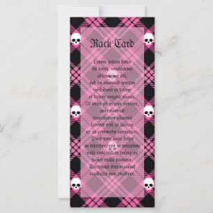 Gothic Skull Tartan Plaid