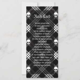 Gothic Skull Tartan Plaid
