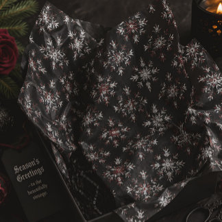 Gothic Snowflake Creepmas Christmas Tissue Paper