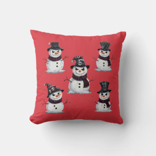 Gothic Snowman  Cushion