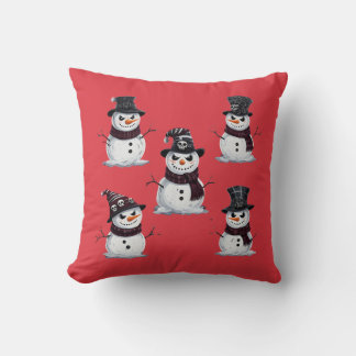 Gothic Snowman  Cushion