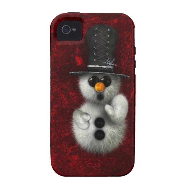Gothic Snowman iPhone Case (Back)