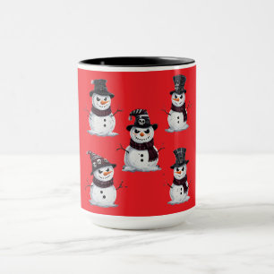 Gothic Snowman Mug