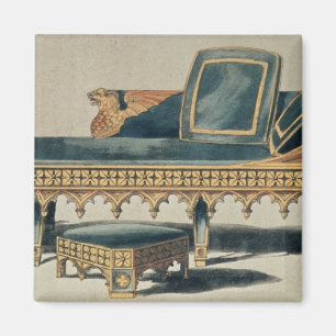 Gothic Sofa from the 'Repository of the Arts' Magnet