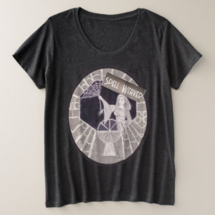 Gothic Spell Weaver Plus Size T-Shirt