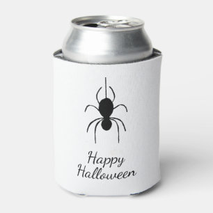 Gothic Spider Halloween Simple Spooky Can Cooler