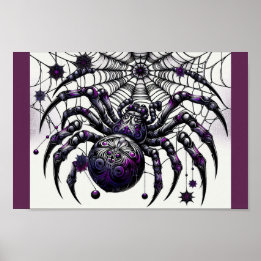 Gothic Spider: Halloween Web of Intrigue Poster