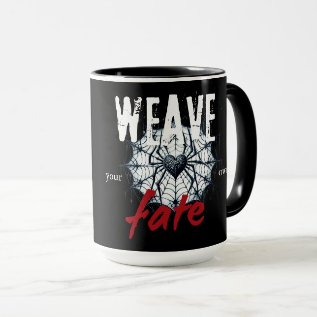 Gothic Spider Mug (Front Right)