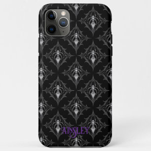 Gothic Spider Pattern Black Case-Mate iPhone Case