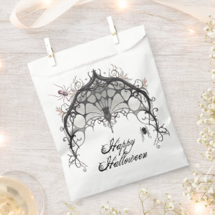 Gothic Spider Web   Halloween Favour Bags