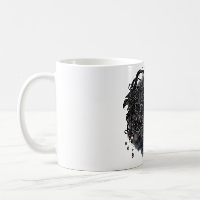 Gothic Spider Web Halloween Mug 🎃  (Left)