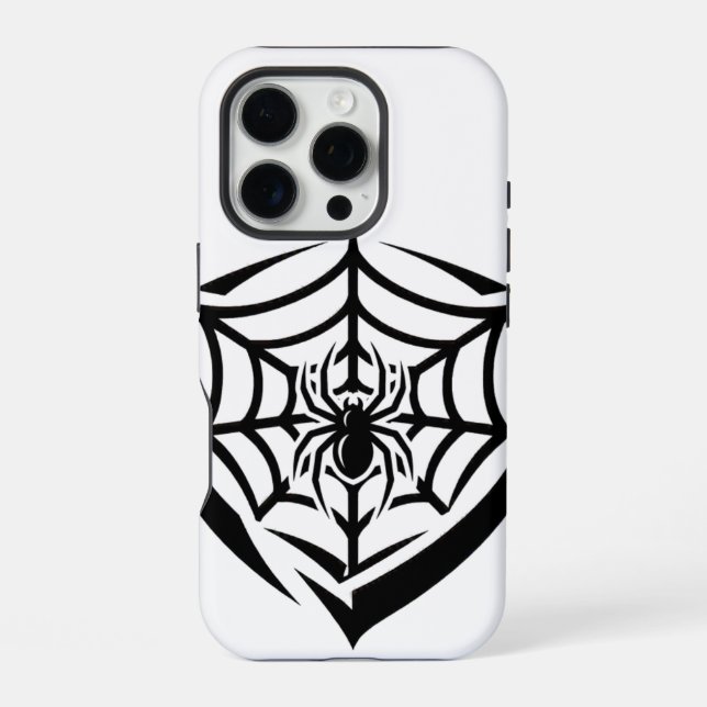 Gothic Spider Web iPhone Case (Back)