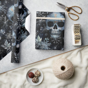 Gothic Spooky Christmas Wrapping Paper