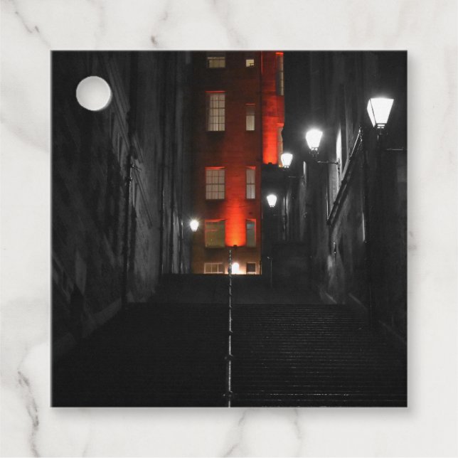 Gothic Staircase Favour Tags (Front)