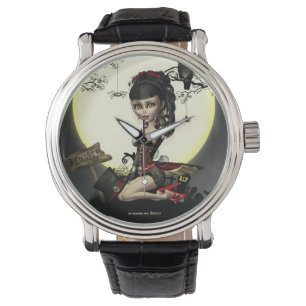 Gothic Steampunk Lolita Girl Wrist Watch