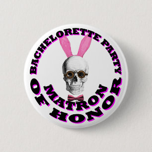 Gothic Steampunk matron of honour 6 Cm Round Badge