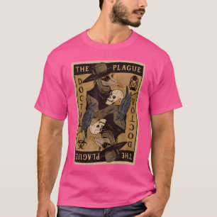 Gothic Steampunk Plague Doctor Tarot Card For Wome T-Shirt
