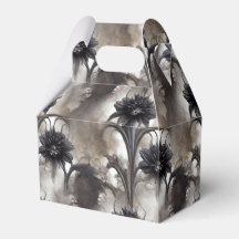 Gothic Style Black Flowers