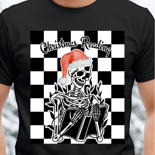 Gothic Style Christmas Reading  T-Shirt (Creator Uploaded)
