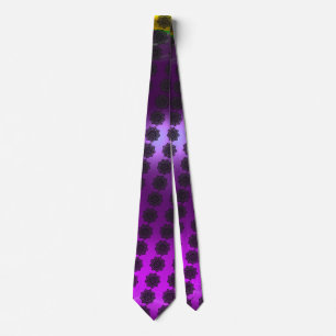 GOTHIC SUN CELTIC KNOT Purple Gem Tie