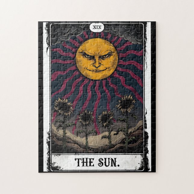 Gothic Sun Tarot Jigsaw Puzzle (Vertical)