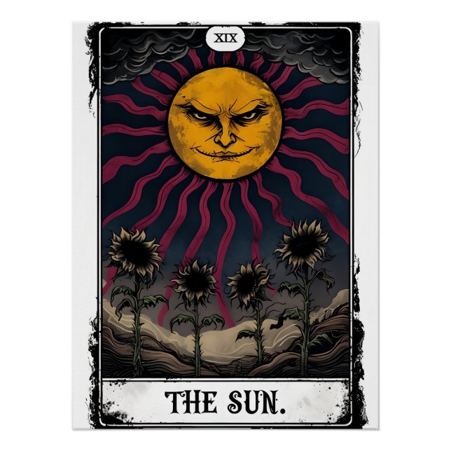 Gothic Sun Tarot Poster (Front)