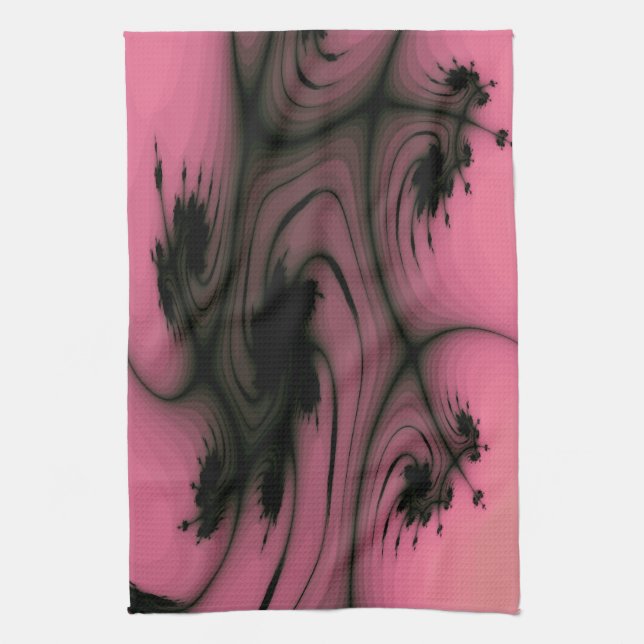 Gothic Swirls Kitchen Towel (Vertical)