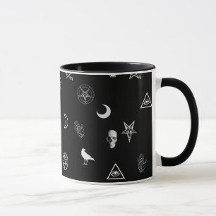 Gothic Symbols Pattern Mug