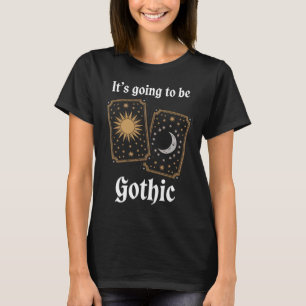 Gothic Tarot Cards Fortune Mediaeval Literature Mo T-Shirt