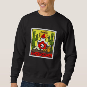 Gothic Tarot El Tequila Satanic Goth Occult Grunge Sweatshirt
