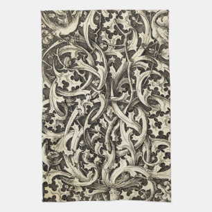 Gothic Thistle Tea Towel