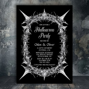 Gothic Thorns Halloween Party Invitation
