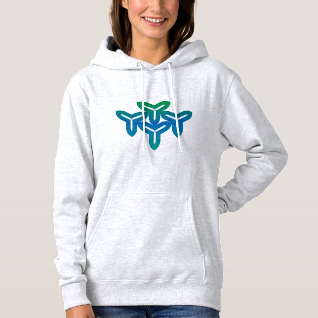 Gothic Tri-blade Hoodie (Front)