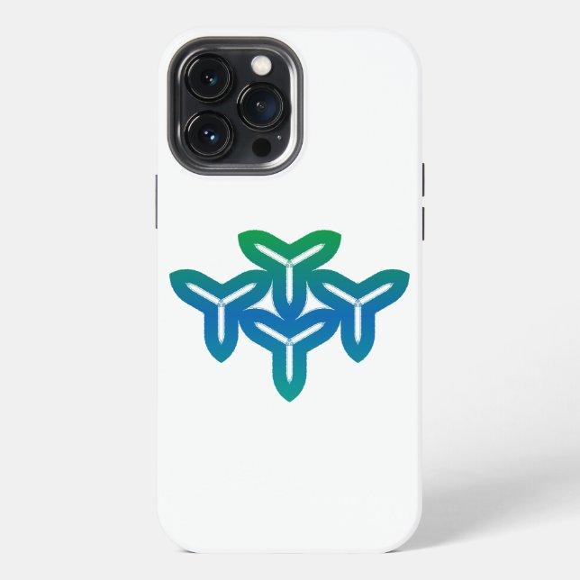 Gothic Tri-blade iPhone Case (Back)