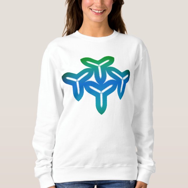 Gothic Tri-blade Sweatshirt (Front)