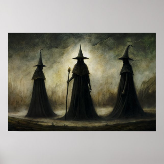 Gothic Trio Witches Poster (Front)