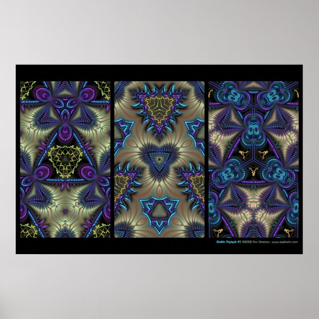 Gothic Triptych #1 Poster (Front)