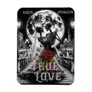 Gothic True Love Beyond , Custom Names Magnet