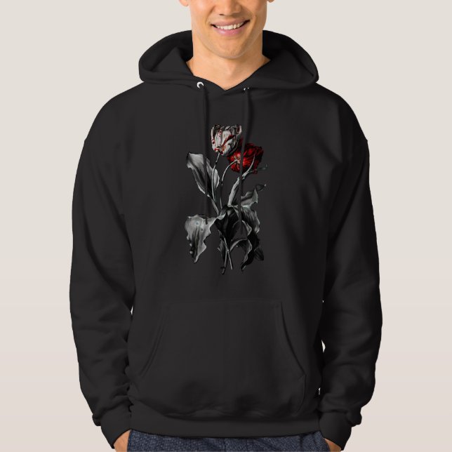 Gothic Tulips Hoodie (Front)