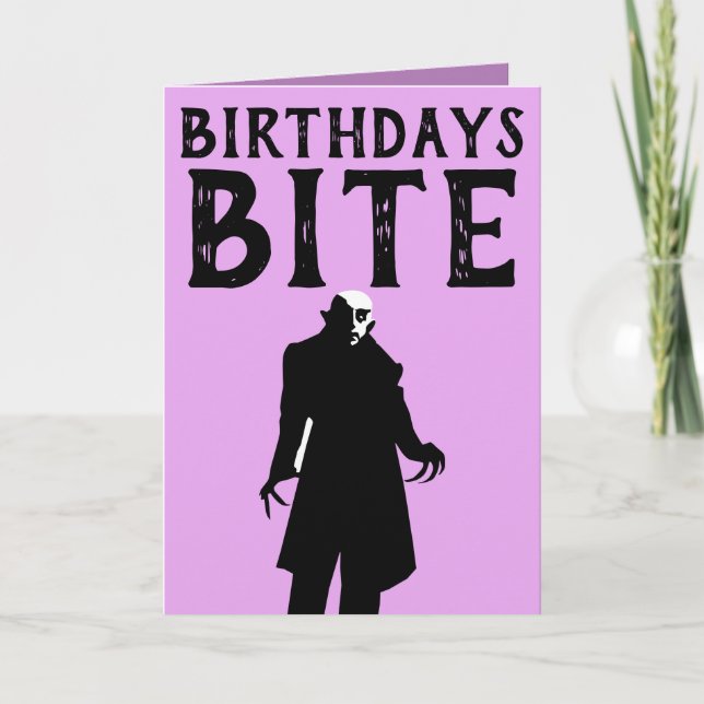 GOTHIC TWISTED BIRTHDAY CARDS (Front)